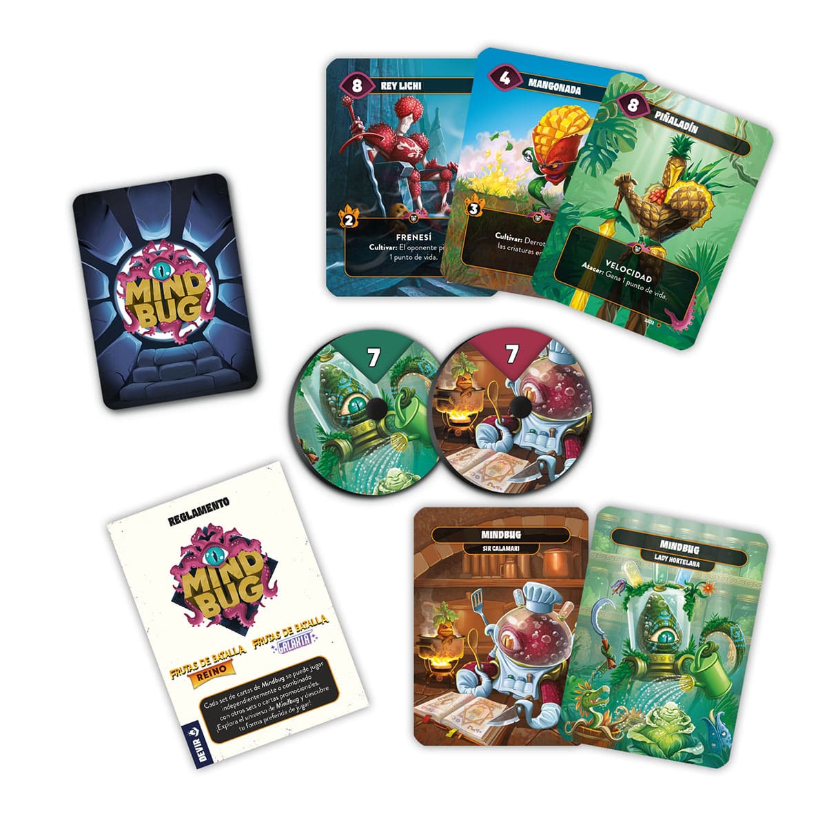 Mindbug: Frutas de Batalla Reino - Juegos de mesa - Adani Store
