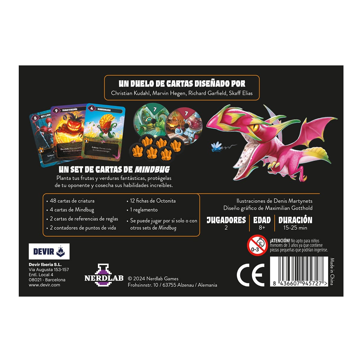 Mindbug: Frutas de Batalla Reino - Juegos de mesa - Adani Store