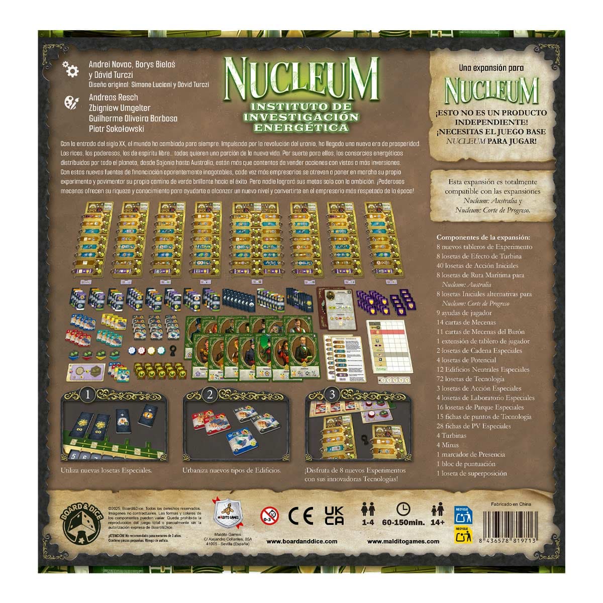 Nucleum: Instituto de investigación energética - Juegos de mesa - Adani Store