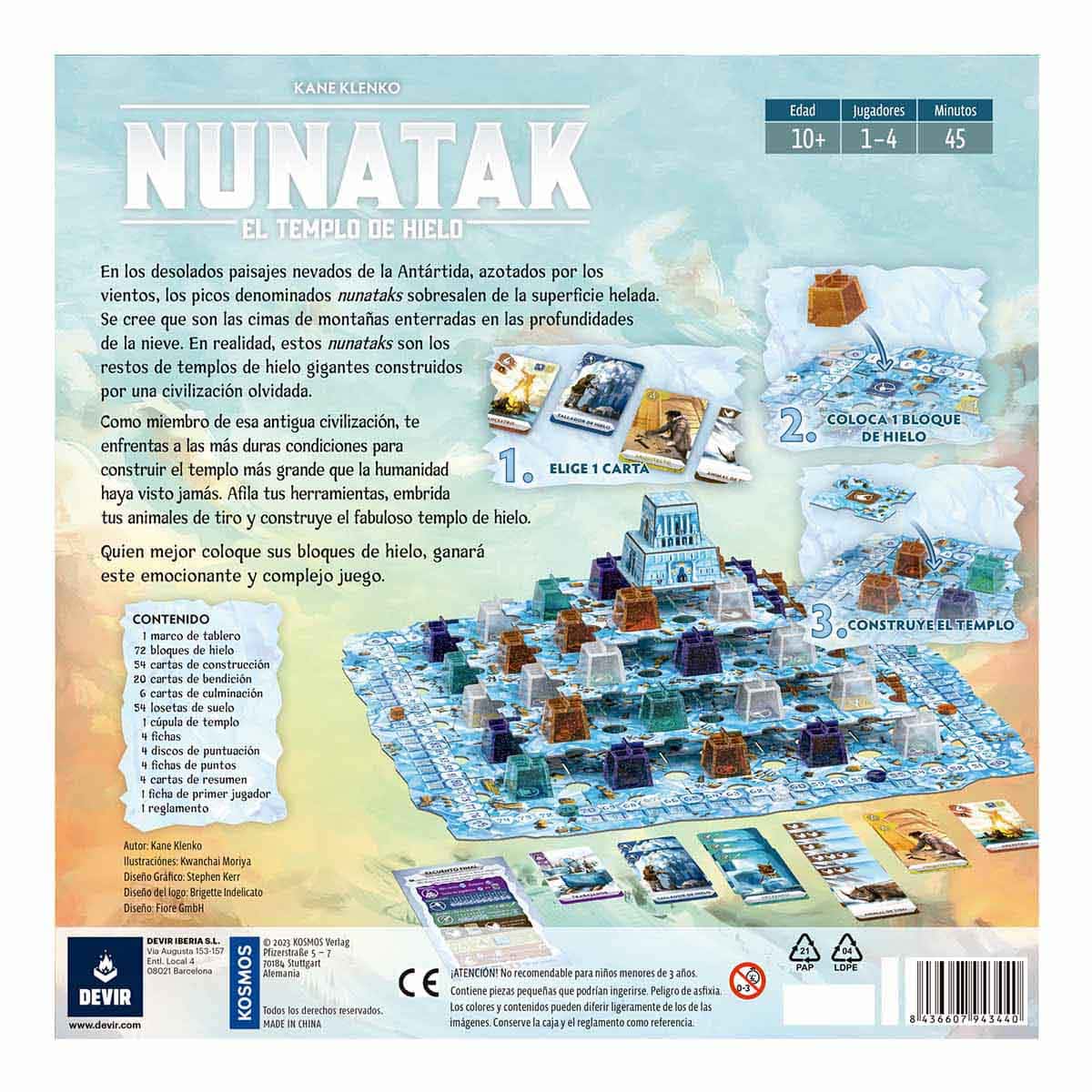Nunatak: El Templo de Hielo - Juegos de mesa - Adani Store
