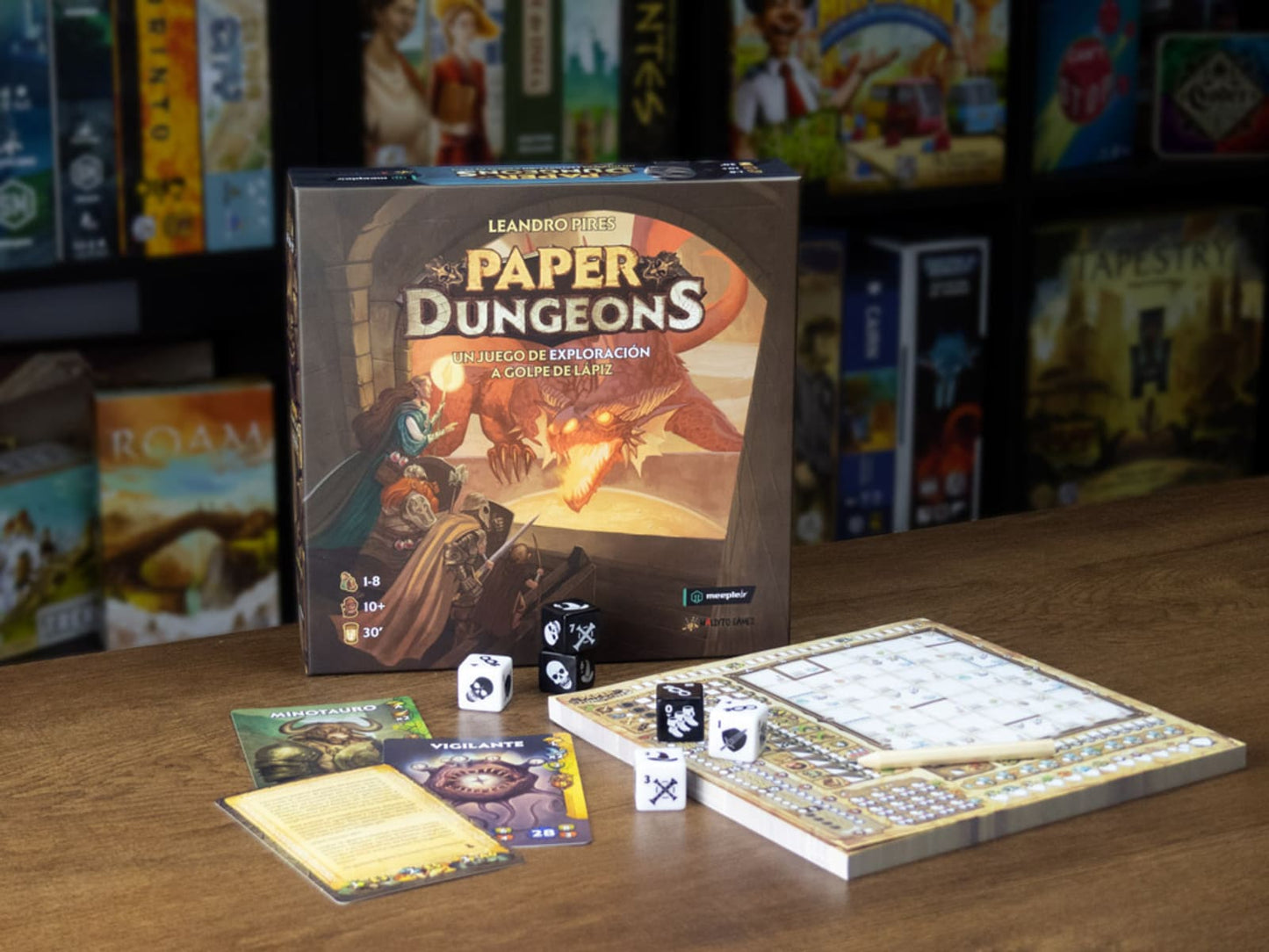 Paper Dungeons - Juegos de mesa - Adani Store