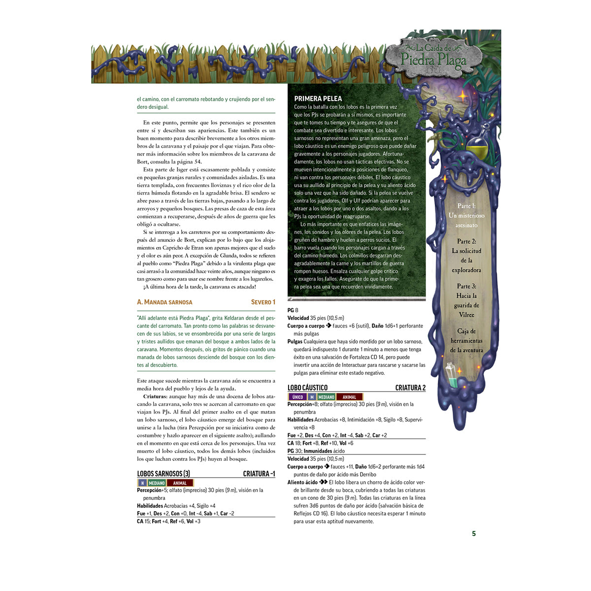 Pathfinder 2ª edición La caida de Piedra Plaga - Juegos de mesa - Adani Store