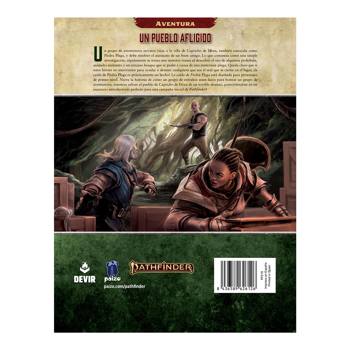 Pathfinder 2ª edición La caida de Piedra Plaga - Juegos de mesa - Adani Store