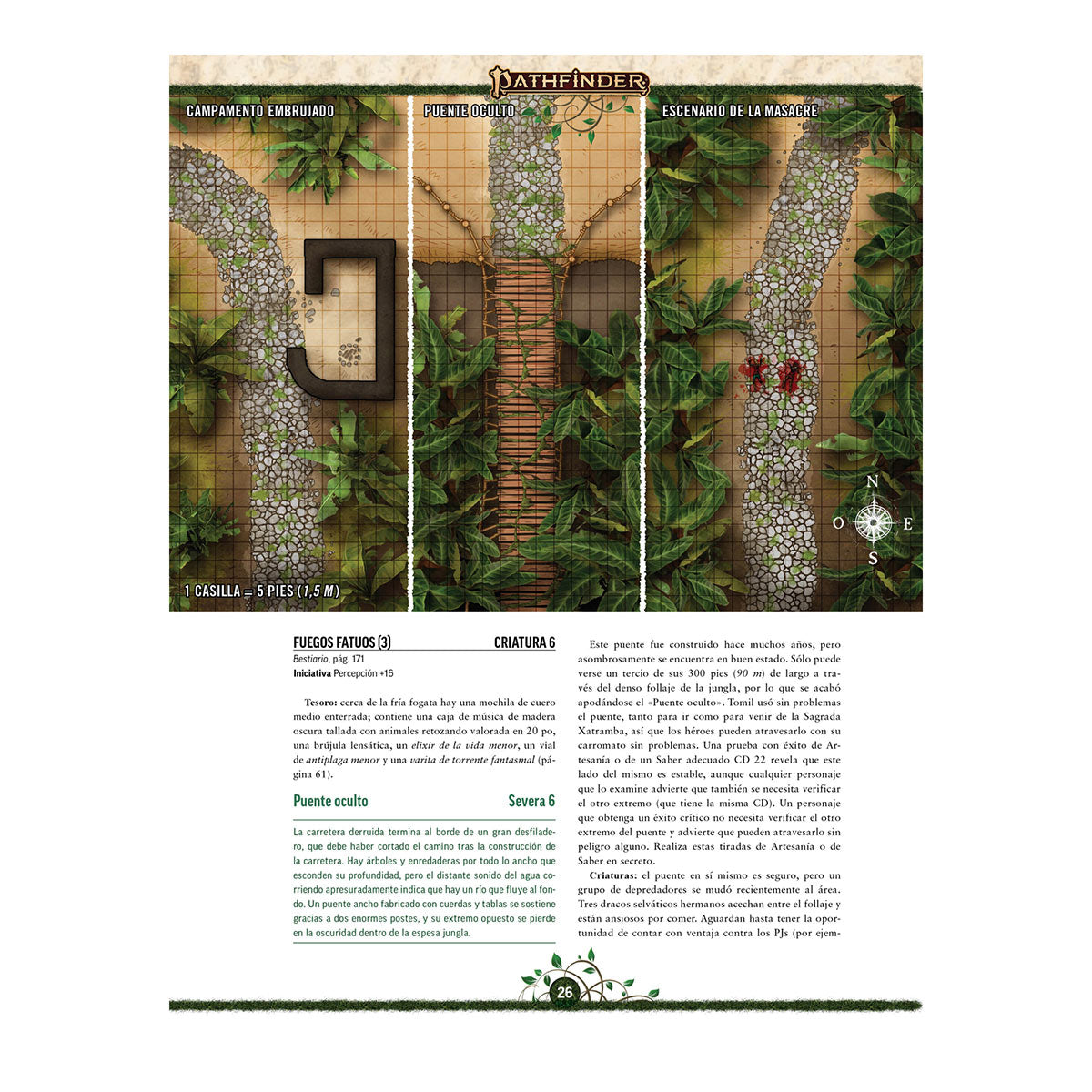 Pathfinder 2ª edición Lo que se arrastra - Juegos de mesa - Adani Store