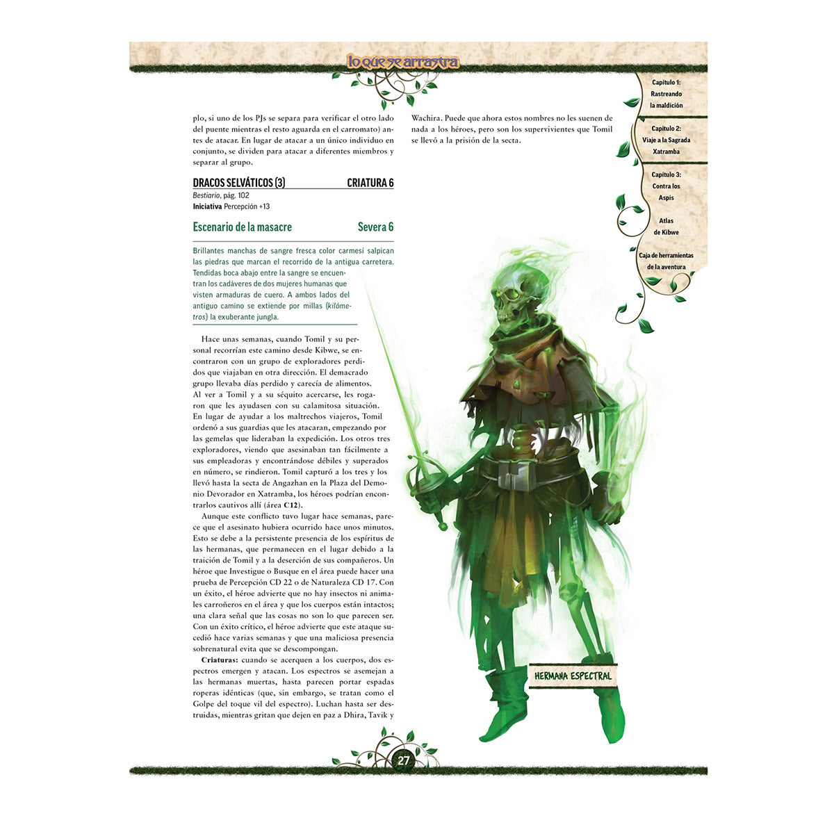 Pathfinder 2ª edición Lo que se arrastra - Juegos de mesa - Adani Store