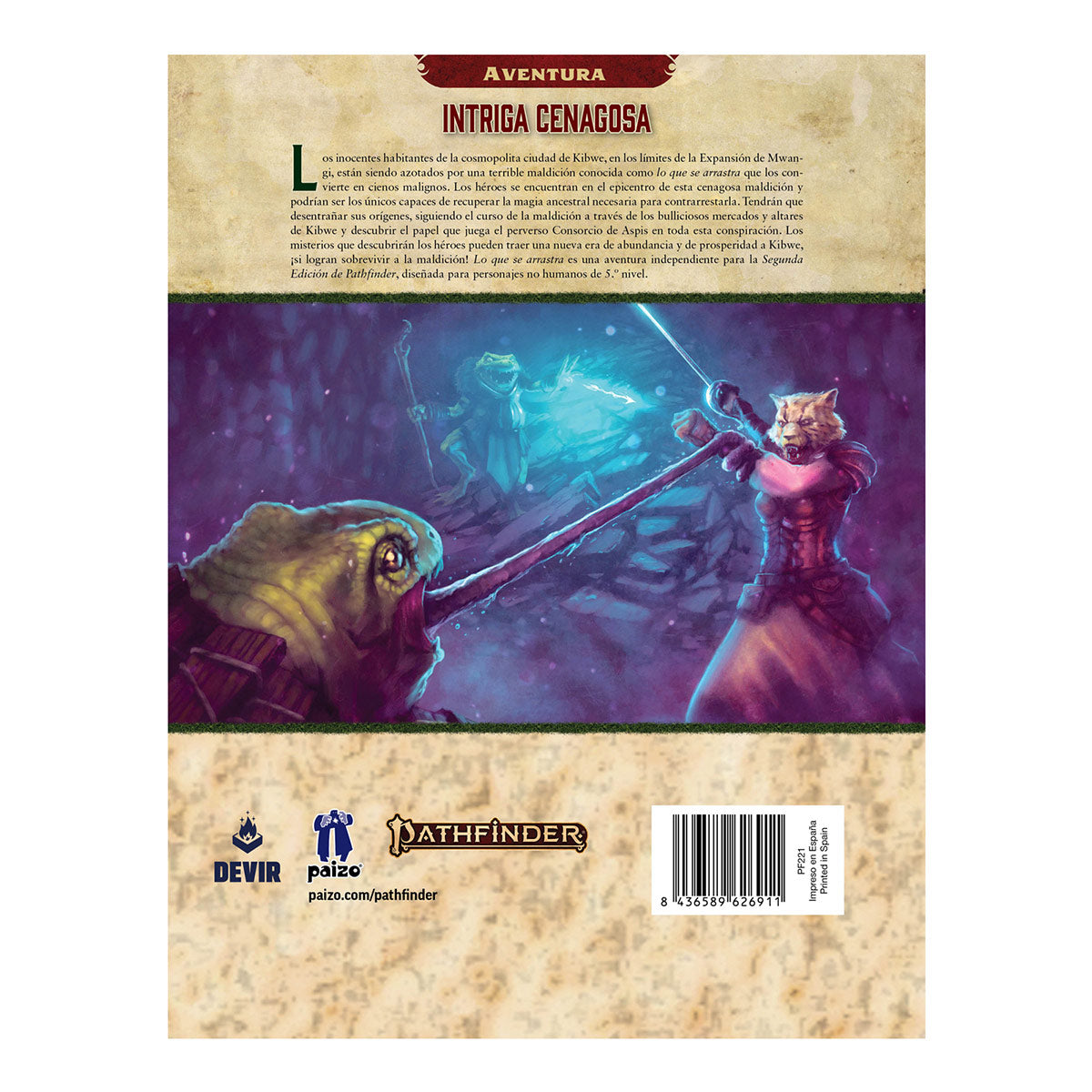 Pathfinder 2ª edición Lo que se arrastra - Juegos de mesa - Adani Store