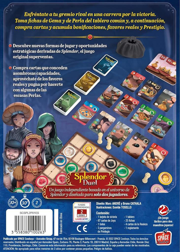 Splendor Duel - Juegos de mesa - Adani Store