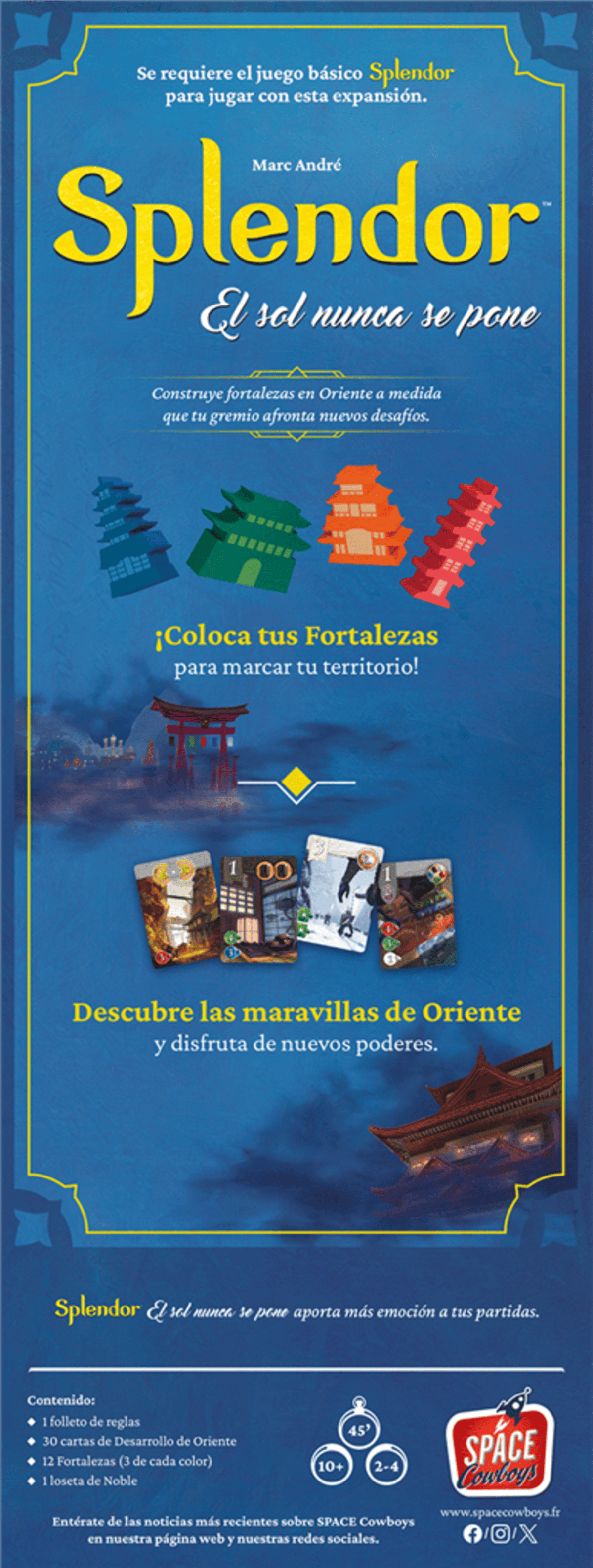 Splendor El sol nunca se pone - Juegos de mesa - Adani Store