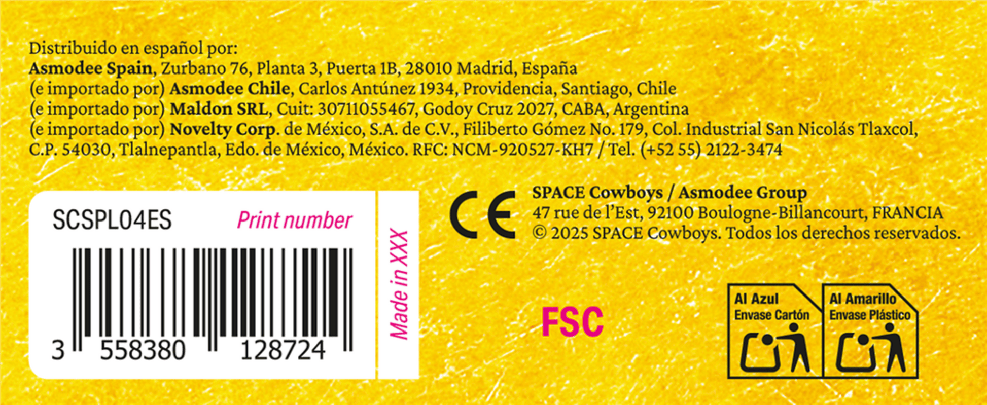 Splendor El sol nunca se pone - Juegos de mesa - Adani Store