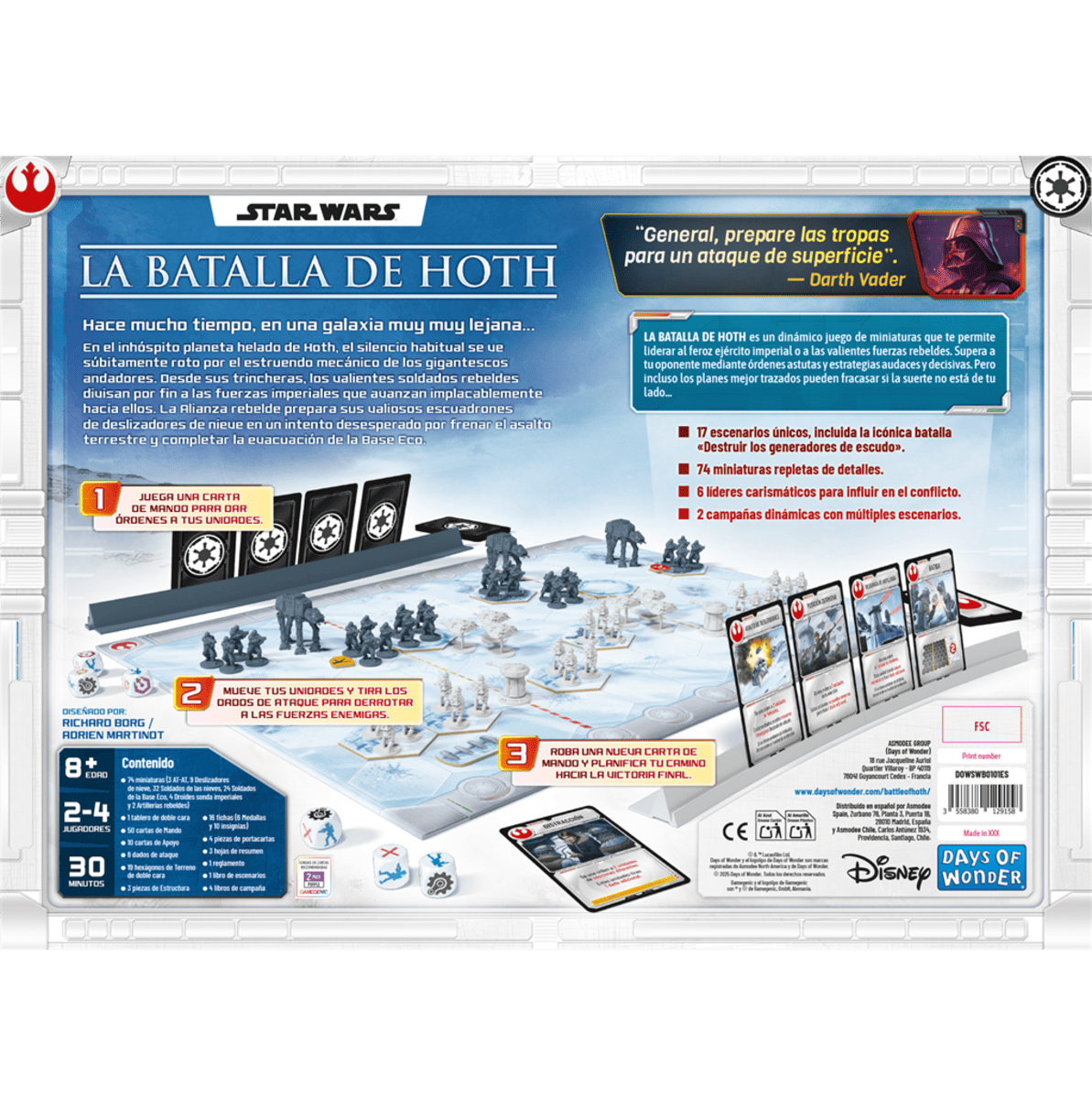 Star Wars: La batalla de Hoth - Juegos de mesa - Adani Store