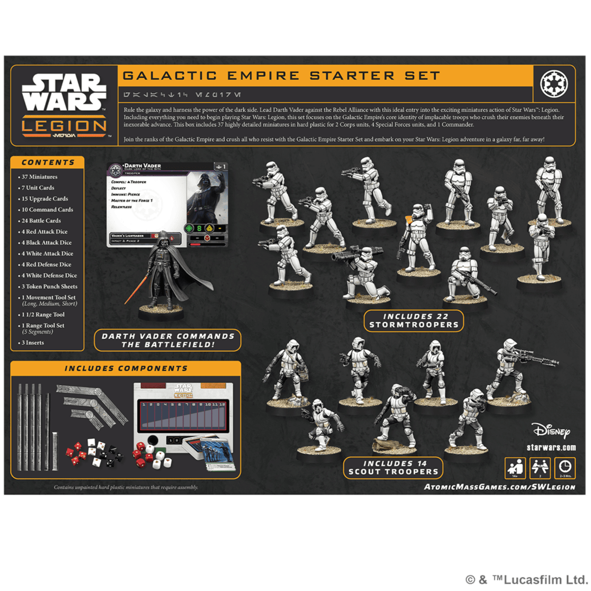 Star Wars Legión: Galactic Empire Starter Set - Juegos de mesa - Adani Store