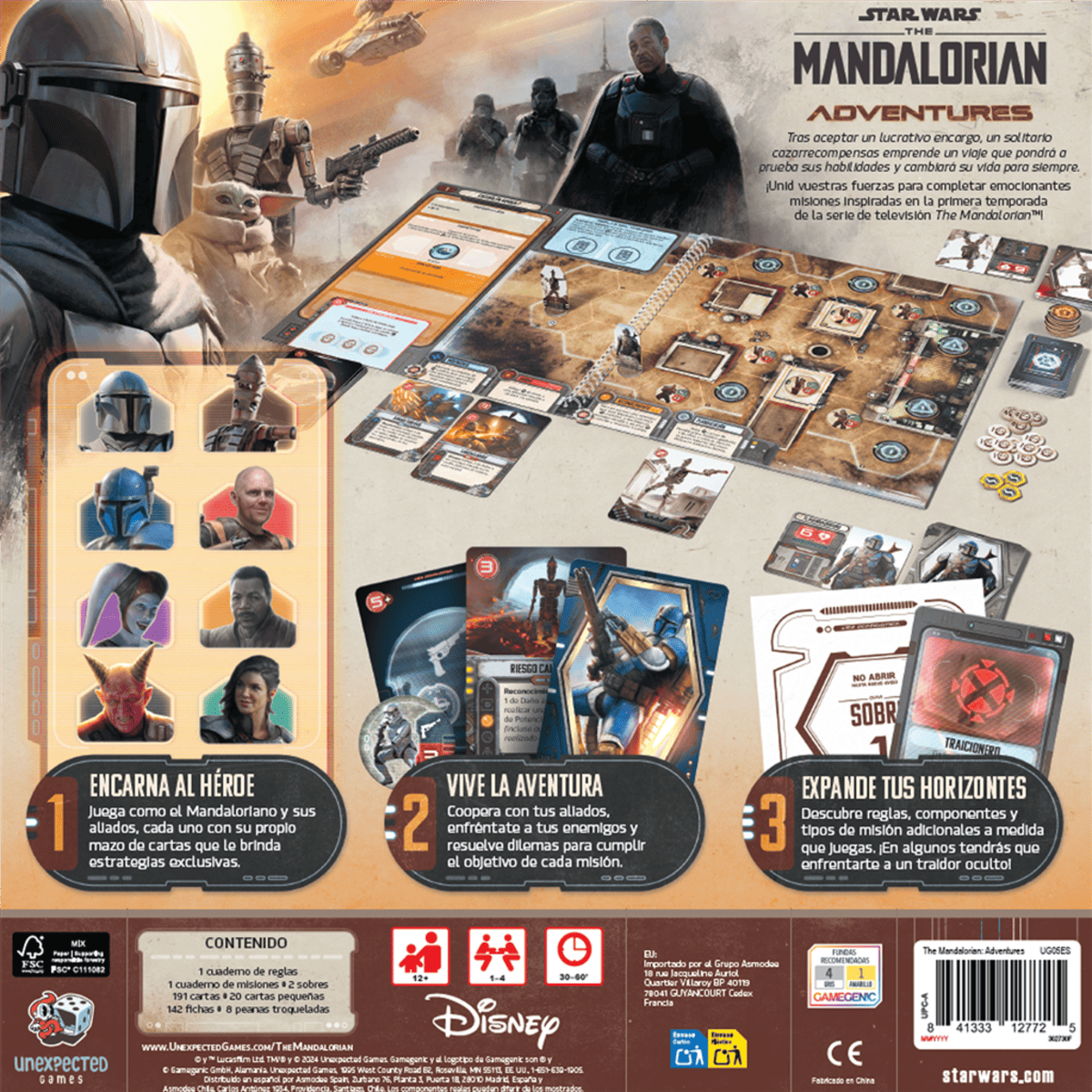 Star Wars The Mandalorian Adventures - Juegos de mesa - Adani Store