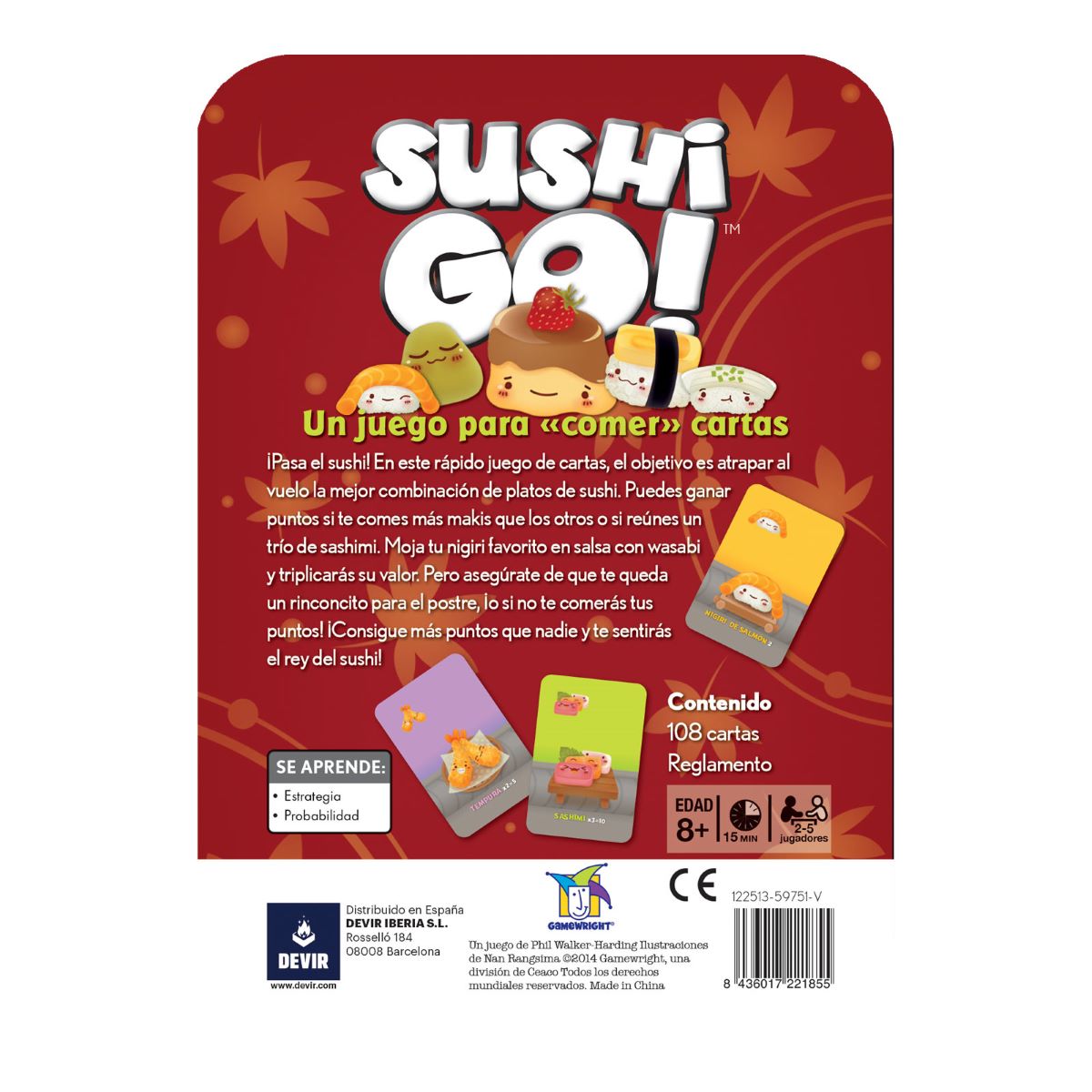 Sushi Go - Juegos de mesa - Adani Store