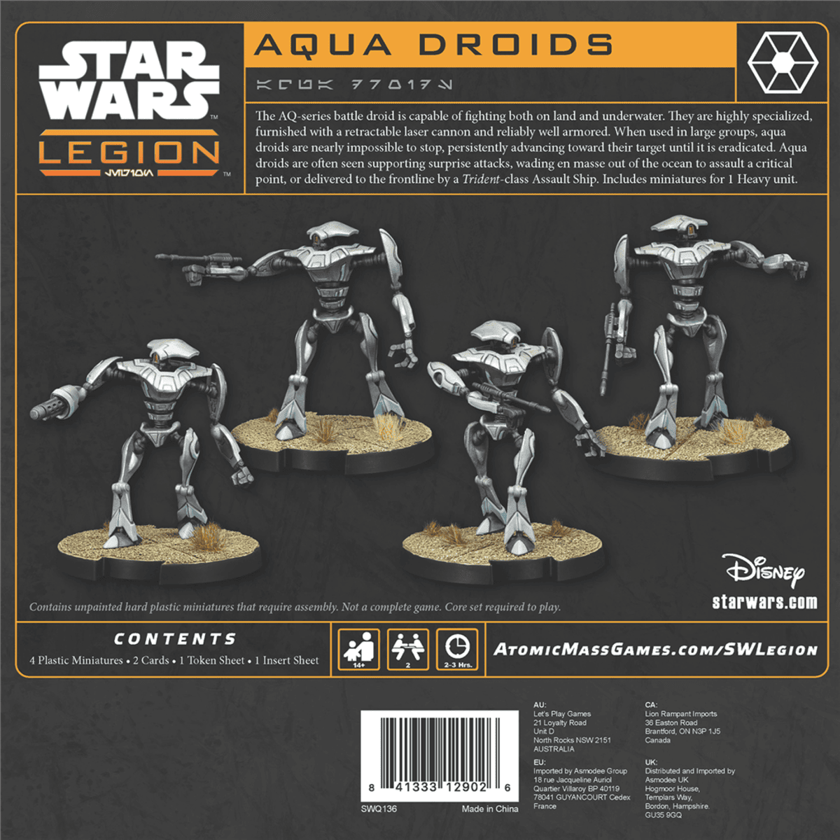 Star Wars Legión: Aqua Droids - Juegos de mesa - Adani Store