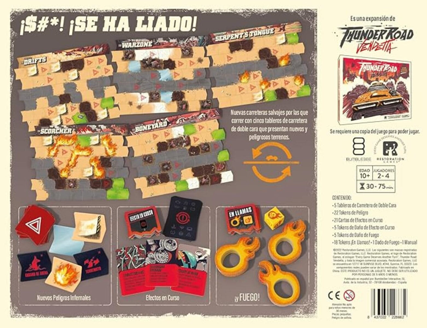 Thunder Road Vendetta: Carnage at Devil's Run - Juegos de mesa - Adani Store