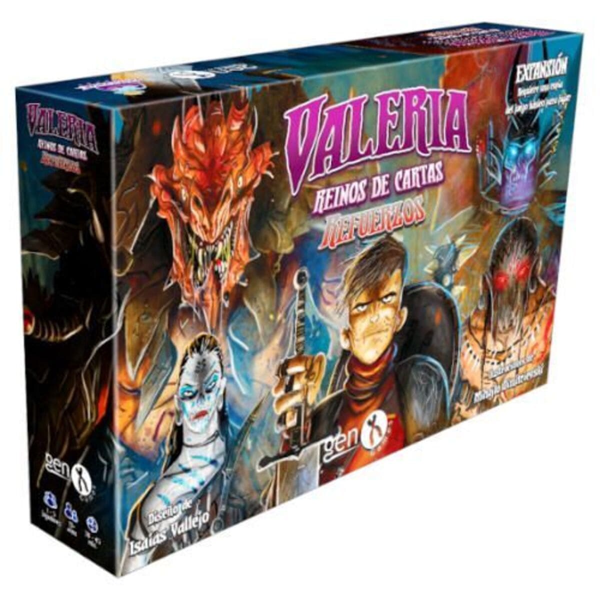Valeria: Reinos de Cartas – Refuerzos - Juegos de mesa - Adani Store