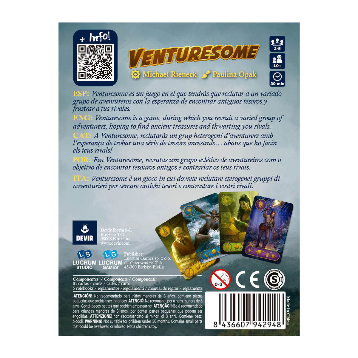 Venturesome - Juegos de mesa - Adani Store