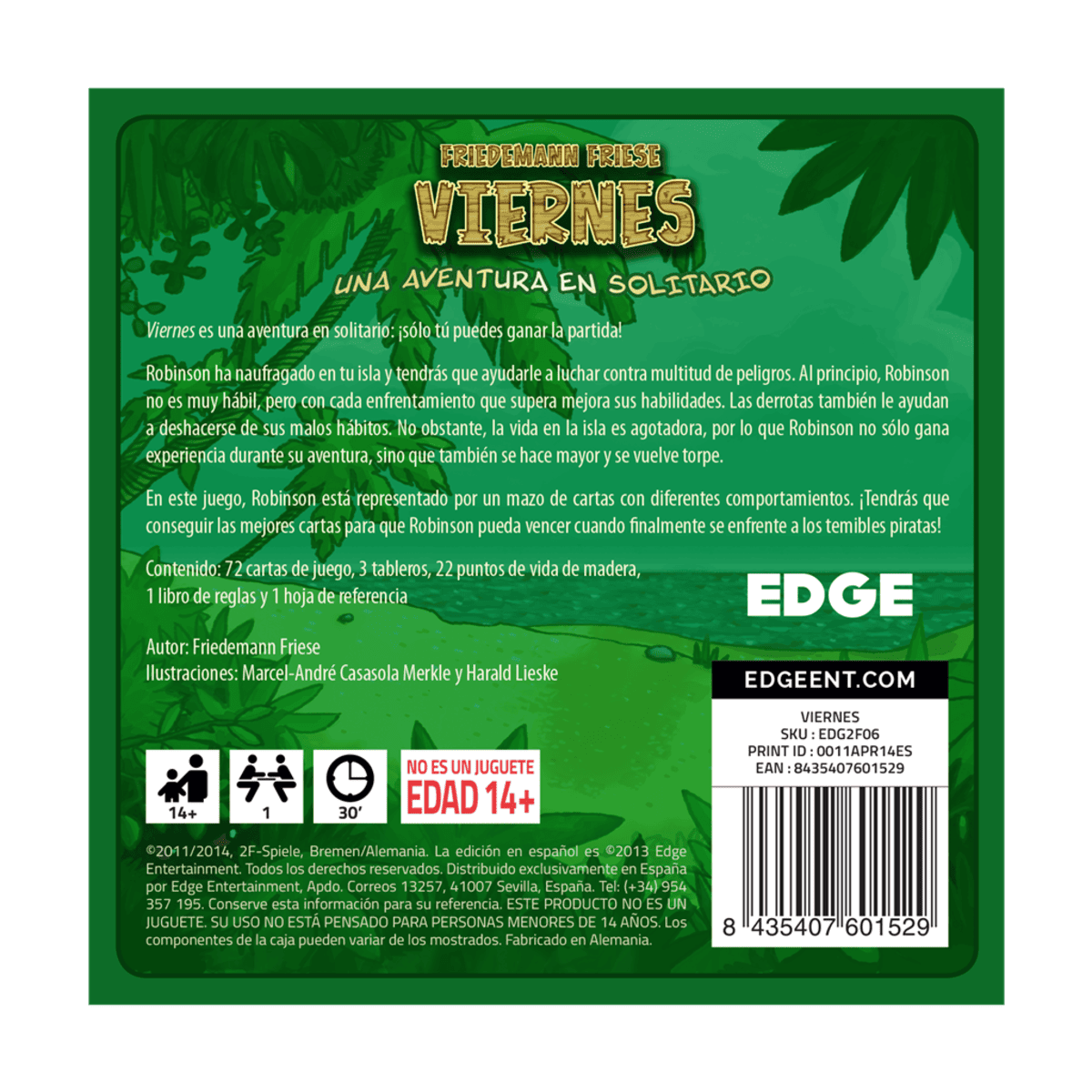 Viernes - Juegos de mesa - Adani Store