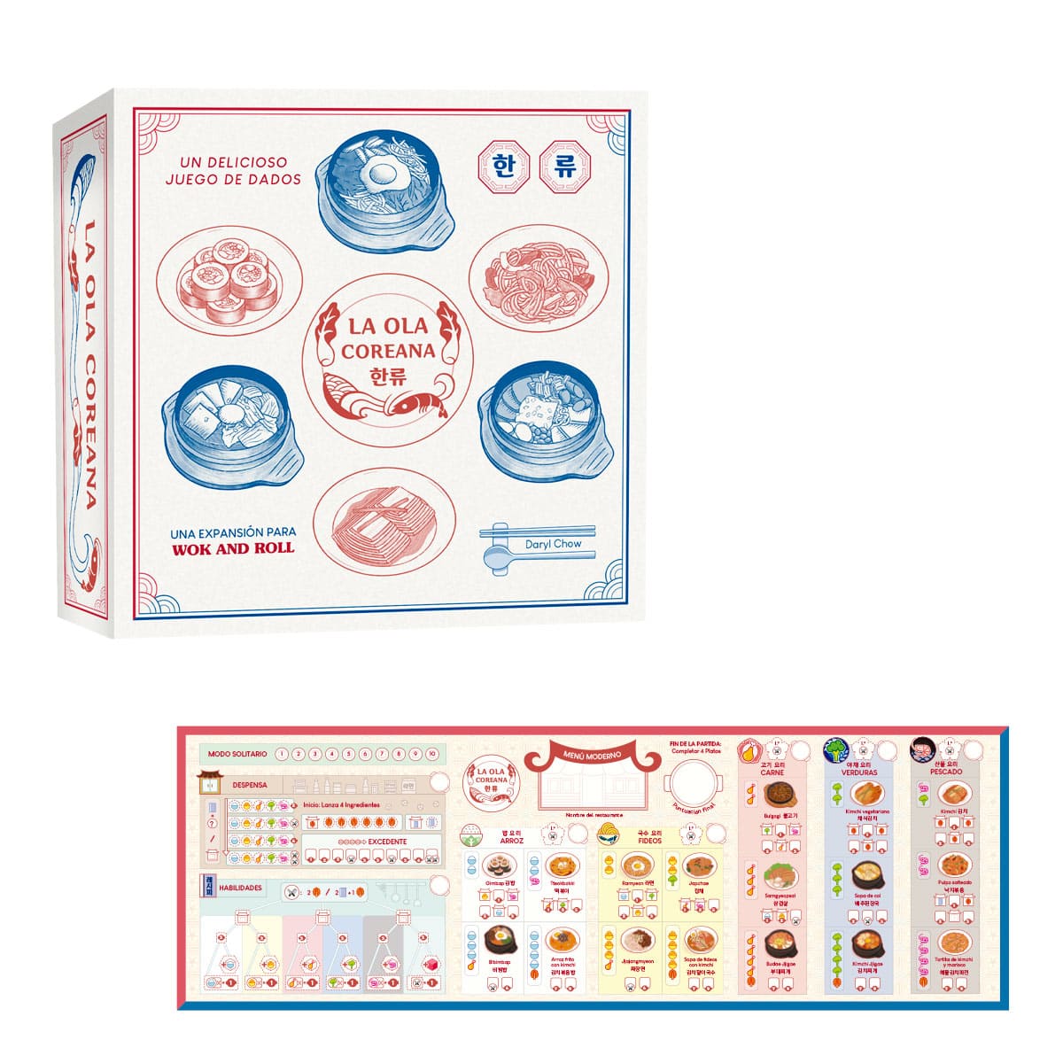Wok and Roll: La Ola Coreana - Juegos de mesa - Adani Store