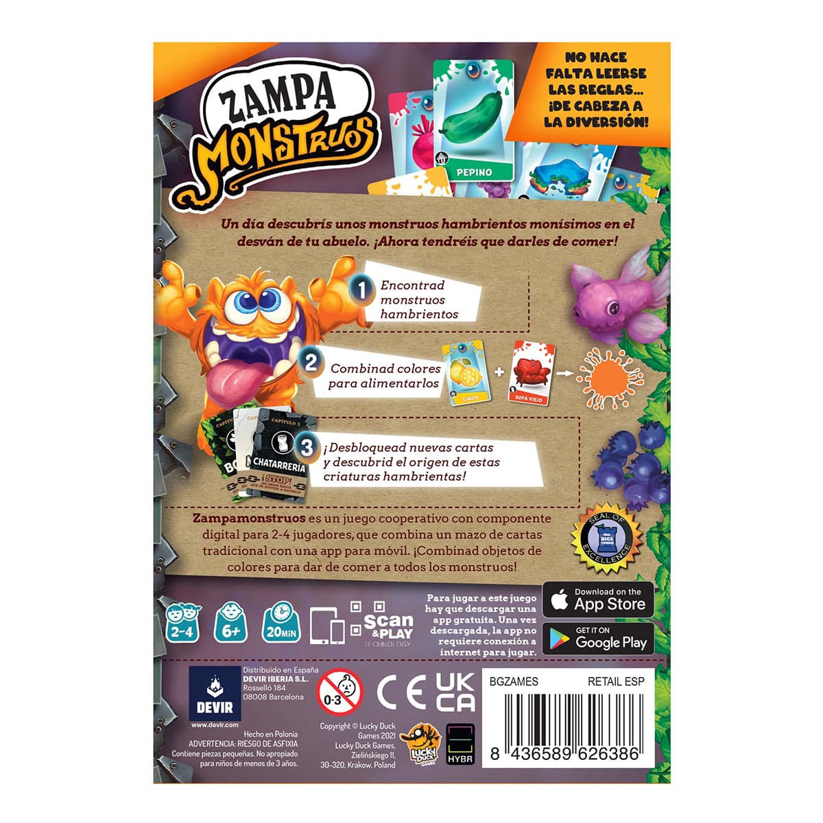 Zampa Monstruos - Juegos de mesa - Adani Store