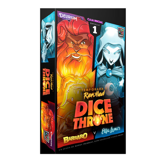 Dice Throne: Bárbaro vs Elfa Lunar