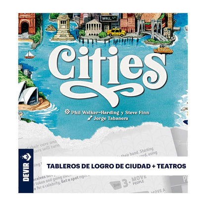 Cities: Tableros de logros de ciudad + teatros
