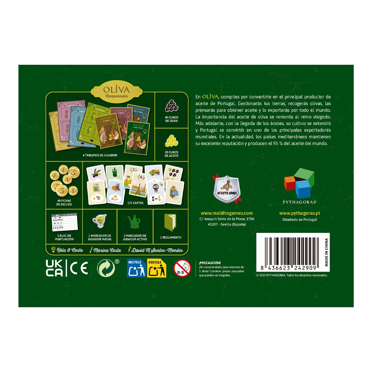 Oliva - Juegos de Mesa - Adani Store
