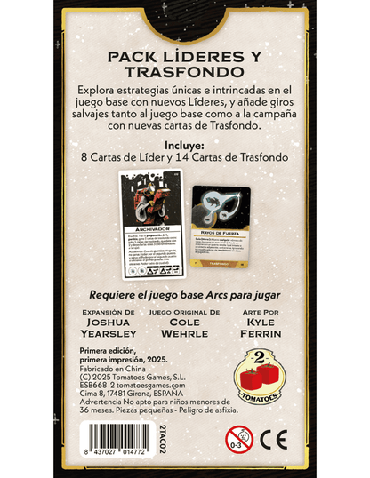 Arcs: Líderes y Trasfondo - Juegos de mesa - Adani Store