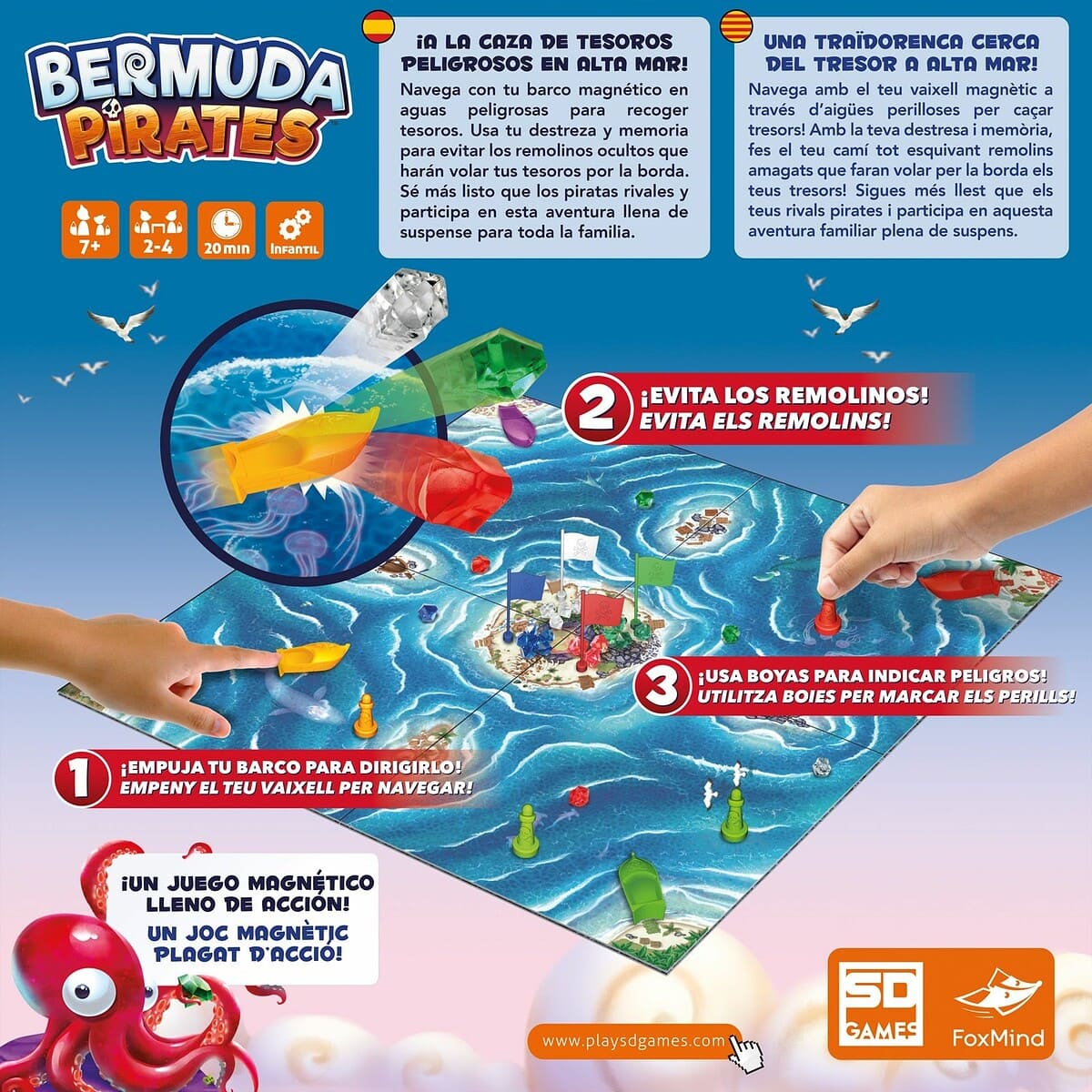 Bermuda Pirates - Juegos de mesa - Adani Store