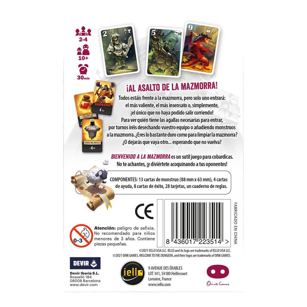 Bienvenido a la Mazmorra - Juegos de mesa - Adani Store