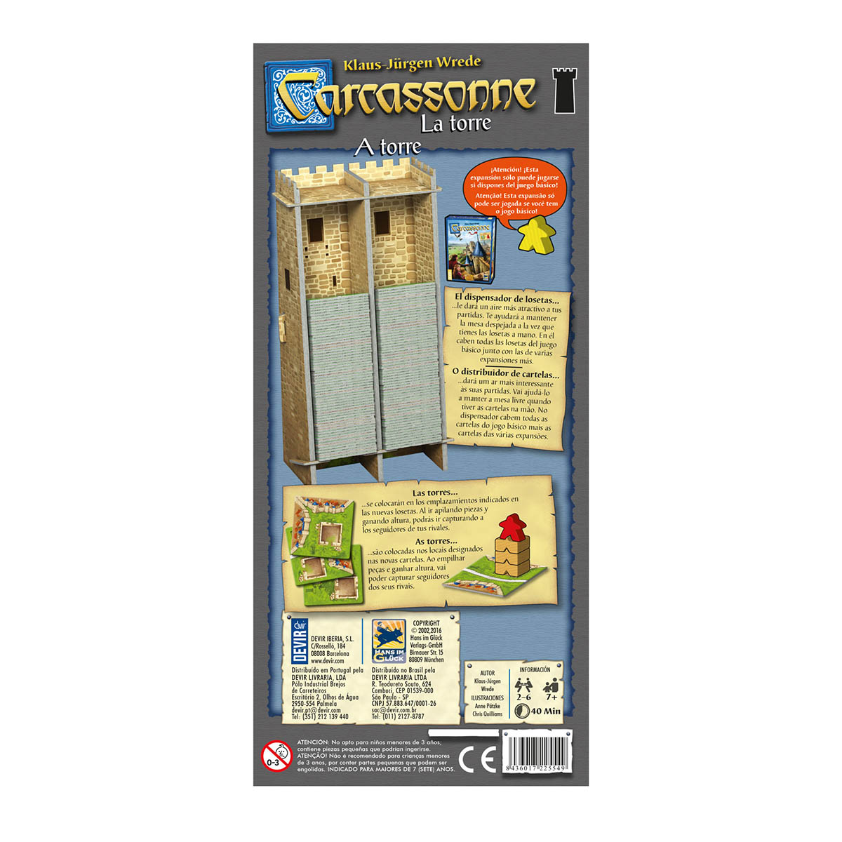 Carcassone La Torre - Juegos de mesa - Adani Store