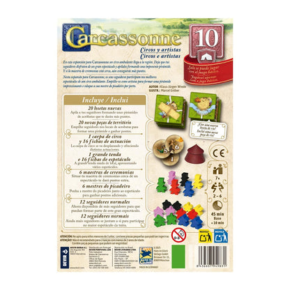 Carcassonne: Circos y Artistas - Juegos de mesa - Adani Store