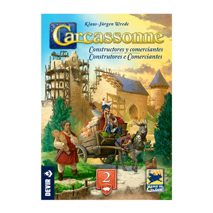 Carcassonne: Constructores y comerciantes - Juegos de mesa - Adani Store