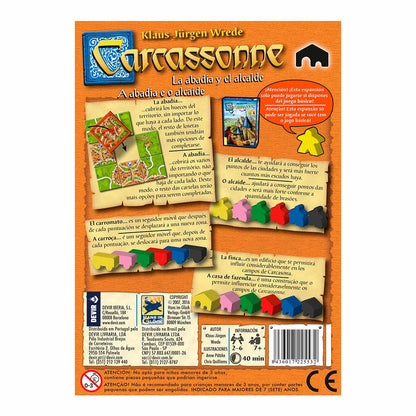 Carcassonne La abadía y el alcalde - Juegos de mesa - Adani Store