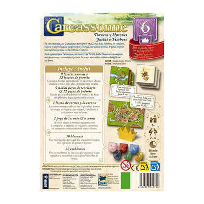 Carcassonne: Torneos y Blasones - Juegos de mesa - Adani Store
