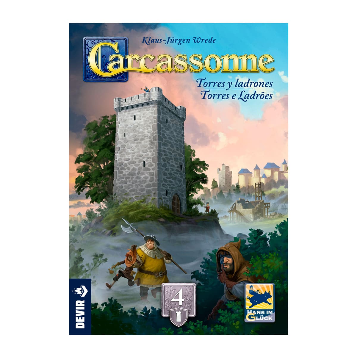 Carcassonne: Torres y Ladrones - Juegos de mesa - Adani Store
