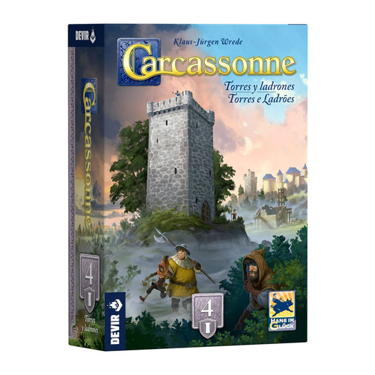 Carcassonne: Torres y Ladrones - Juegos de mesa - Adani Store