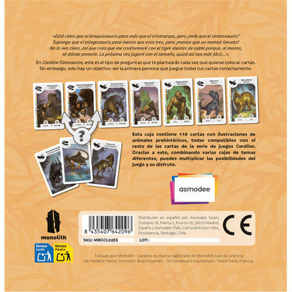 Cardline: Dinosaurios - Juegos de mesa - Adani Store