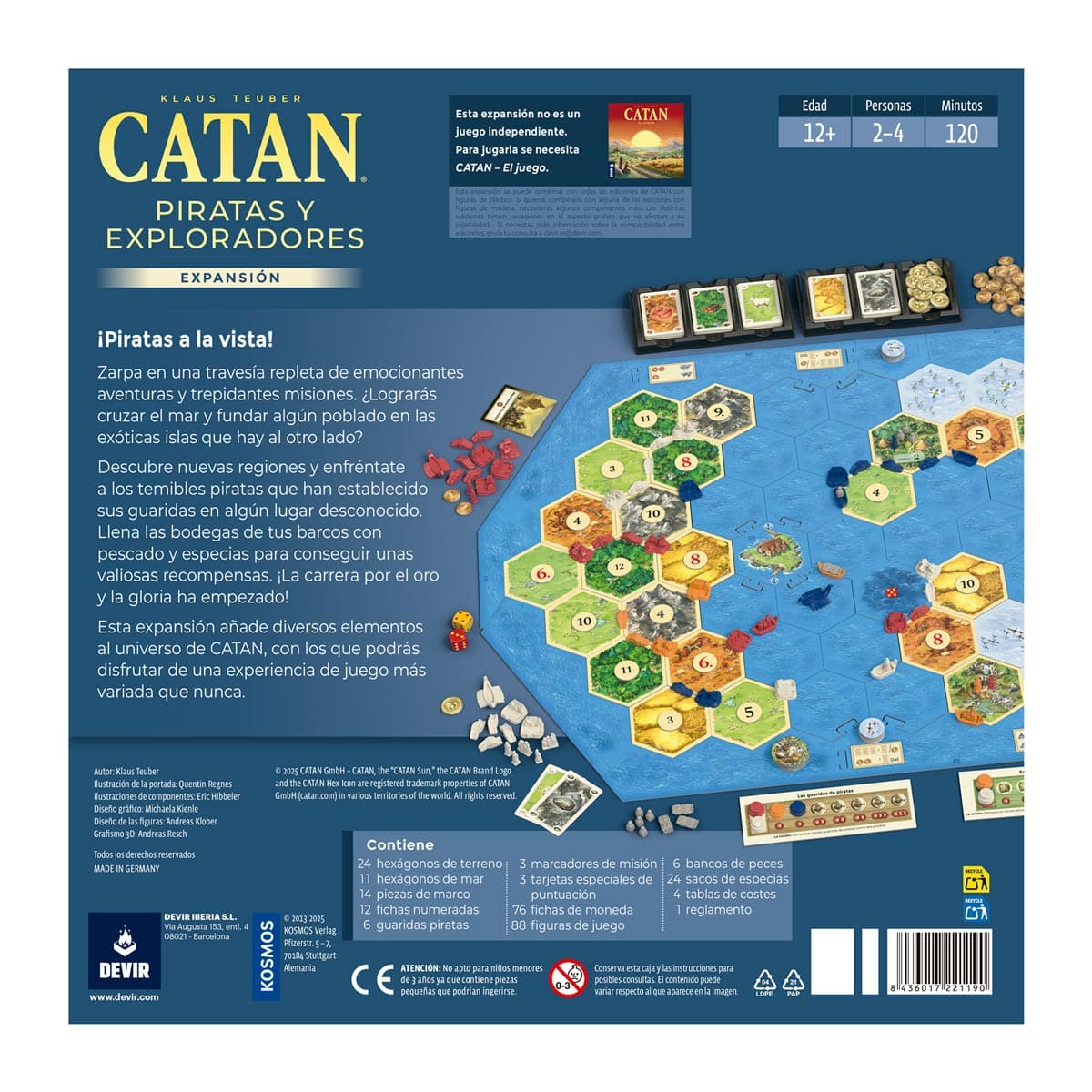 Catan: Piratas y Exploradores - Juegos de mesa - Adani Store