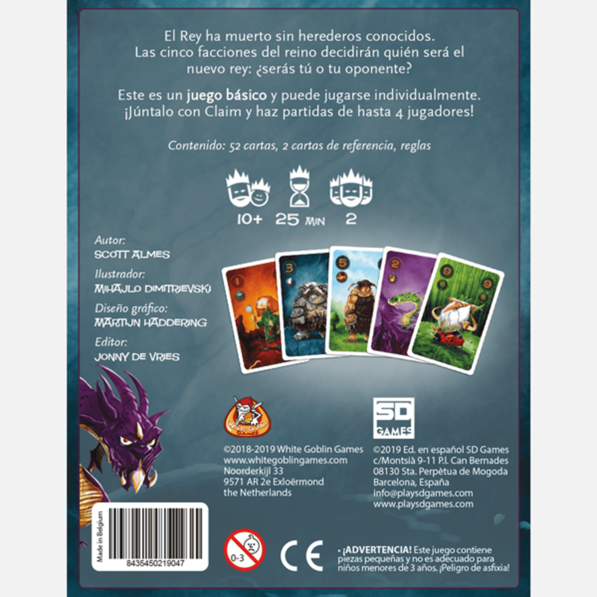 Claim 2 - Juegos de mesa - Adani Store