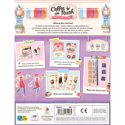 Coffee Rush: Tartas deliciosas - Juegos de mesa - Adani Store