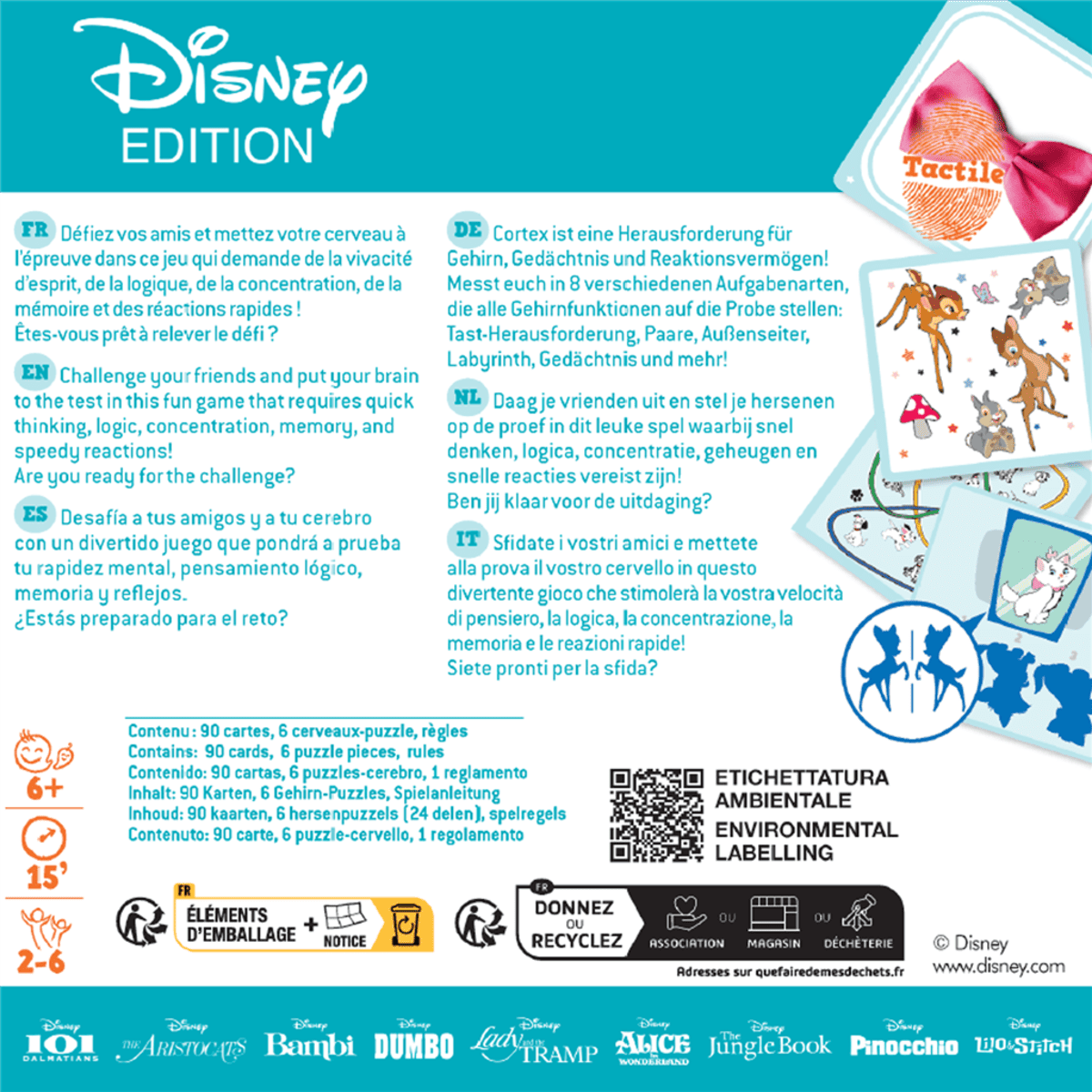 Cortex Challenge Kids: Disney Edition - Juegos de mesa - Adani Store