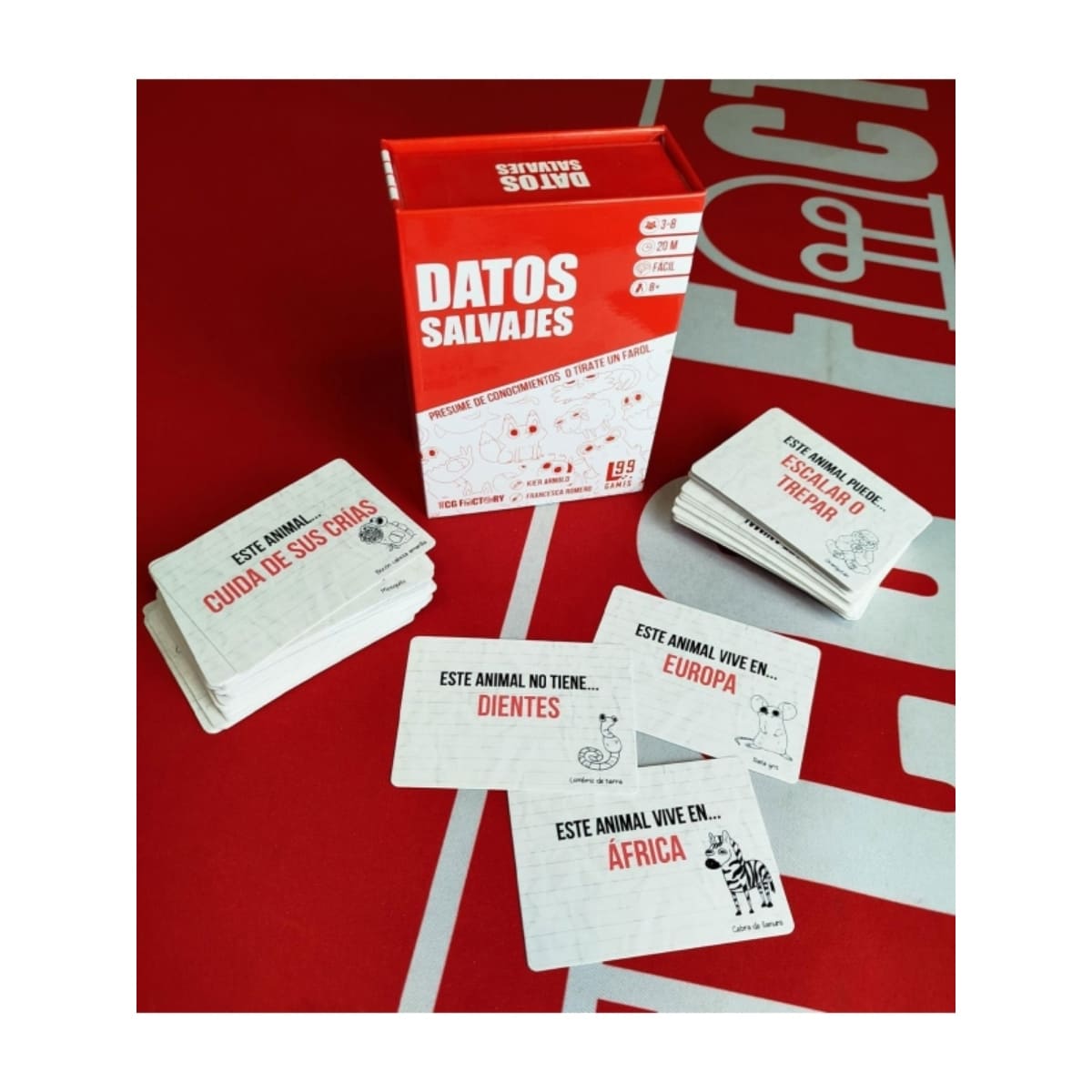 Datos Salvajes - Juegos de Mesa - Adani Store