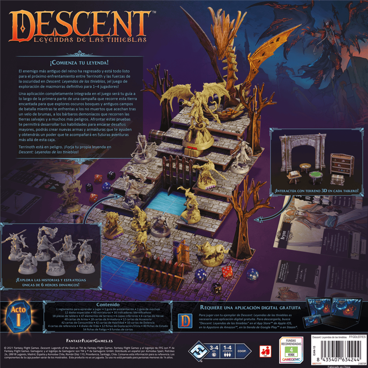 Descent: Leyendas de las tinieblas - Juegos de mesa - Adani Store
