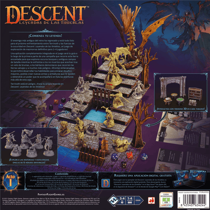 Descent: Leyendas de las tinieblas - Juegos de mesa - Adani Store