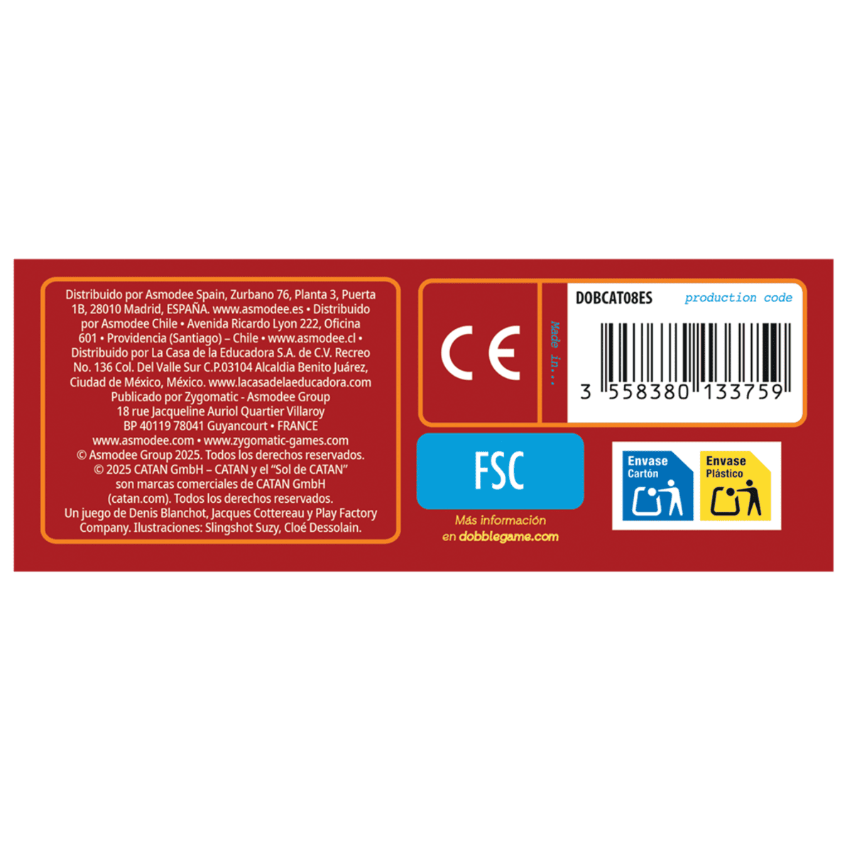 Dobble Catan - Juegos de mesa - Adani Store