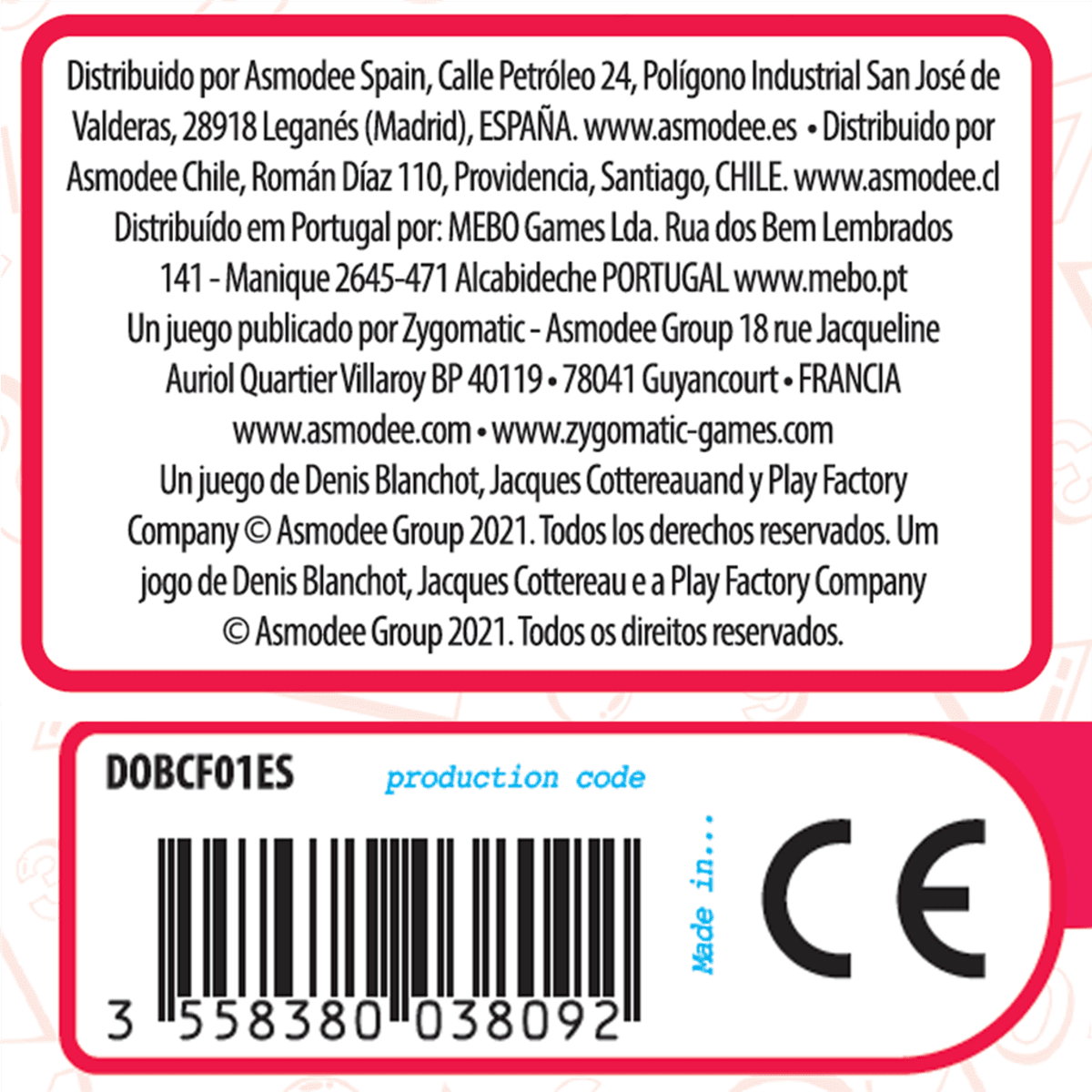 Dobble Formas y Números - Juegos de mesa - Adani Store