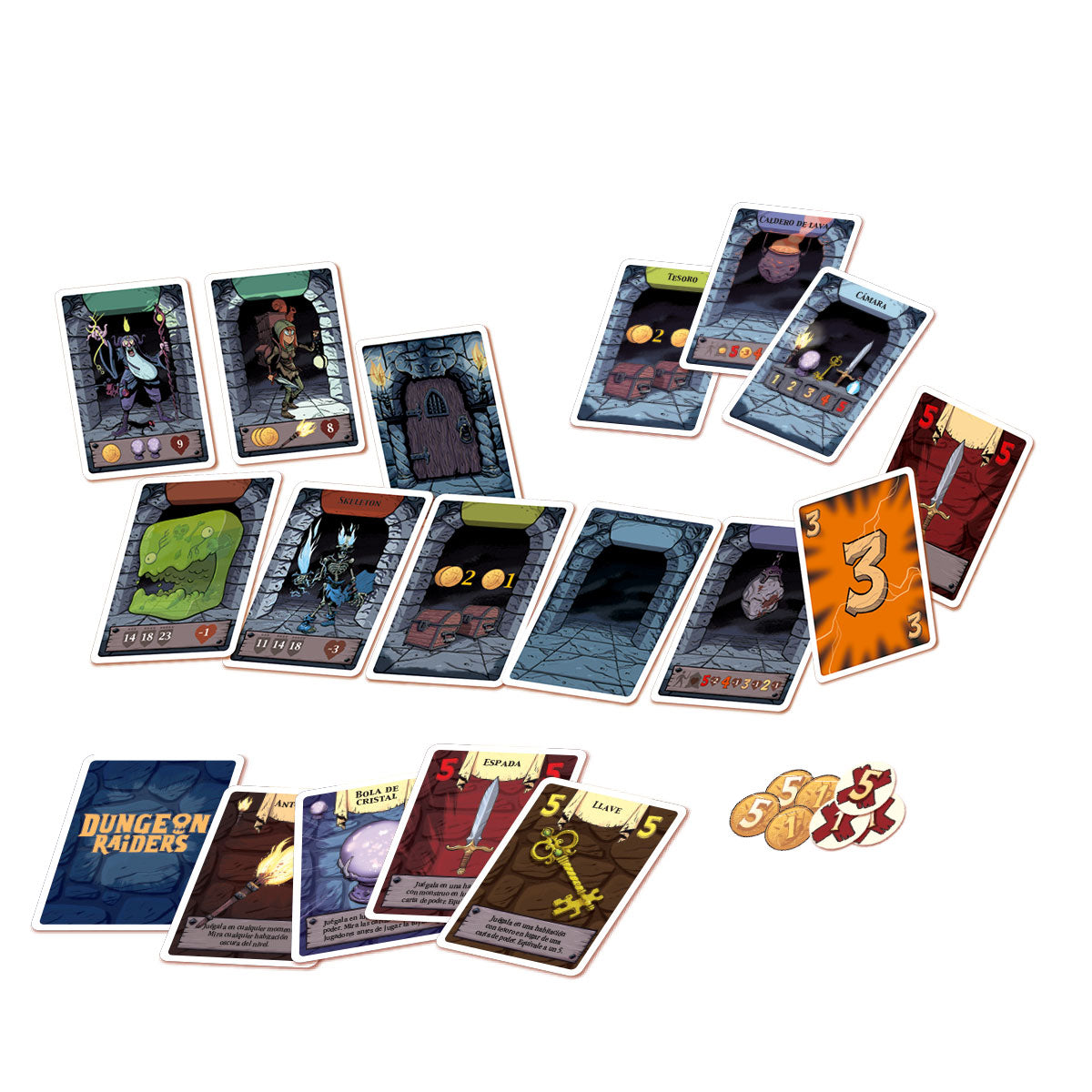 Dungeon Raiders - Juegos de mesa - Adani Store
