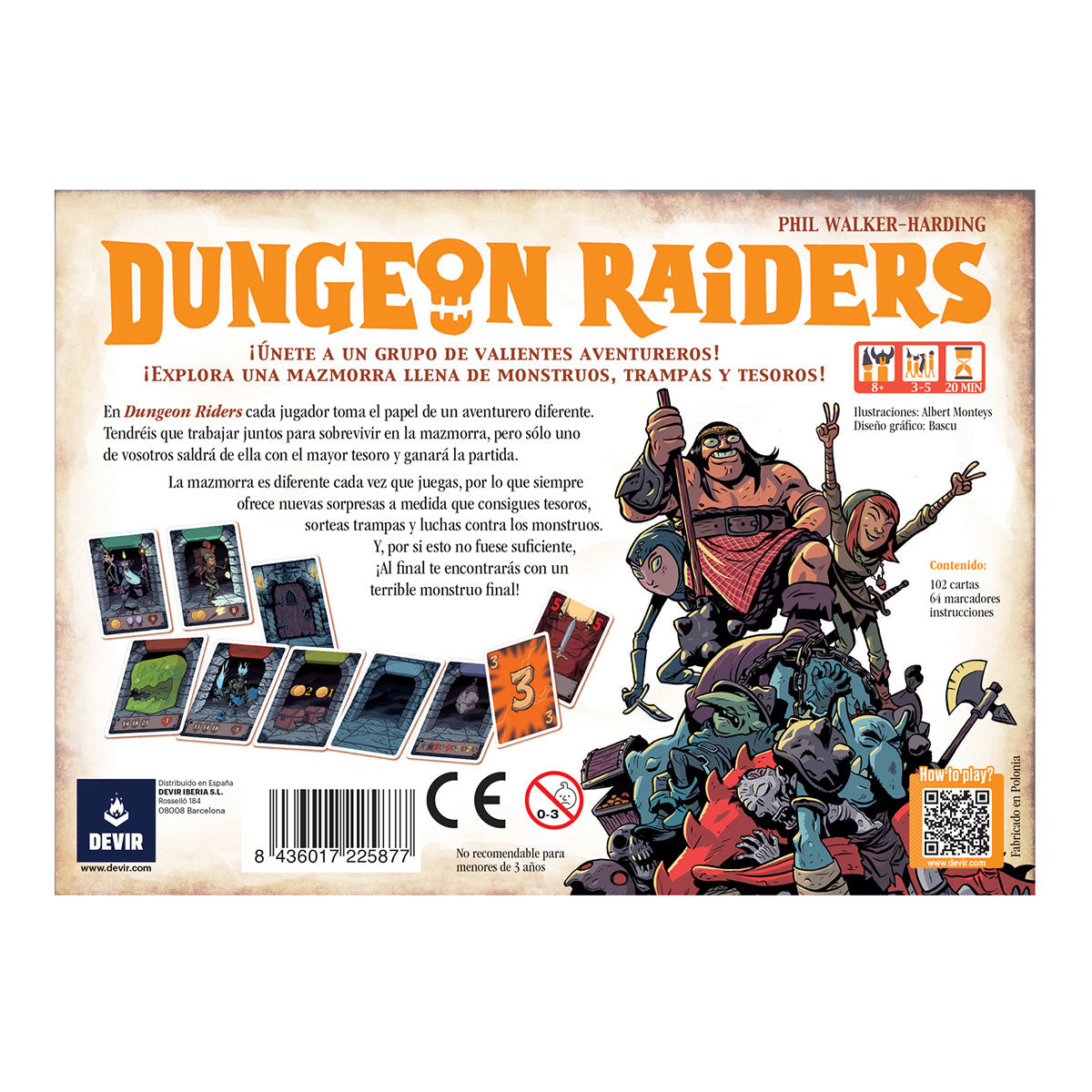 Dungeon Raiders - Juegos de mesa - Adani Store