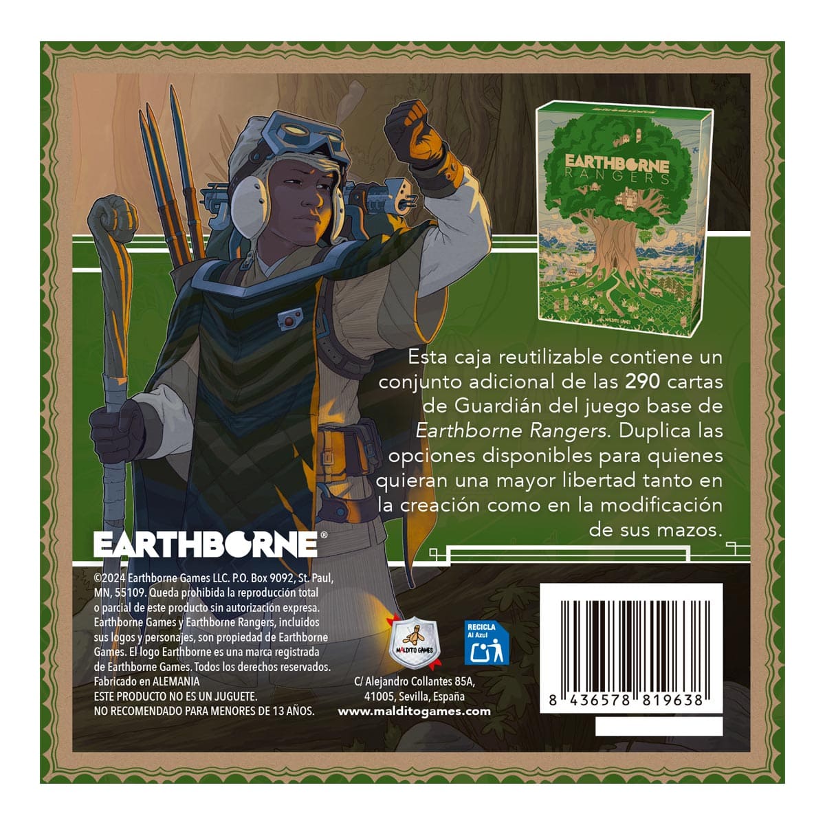 Earthborne Rangers: Duplicador de cartas de Guardián - Juegos de mesa - Adani Store